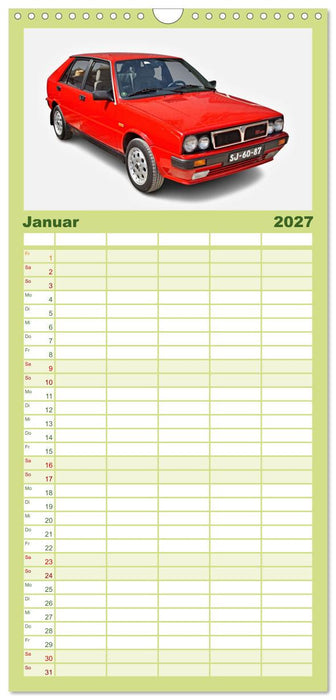 Italienische Klassiker (CALVENDO Familienplaner 2027)