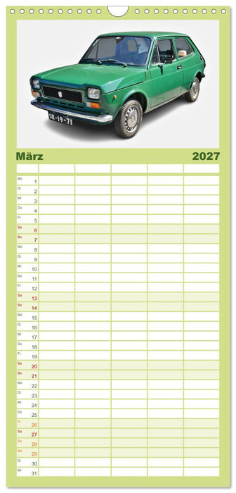 Italienische Klassiker (CALVENDO Familienplaner 2027)