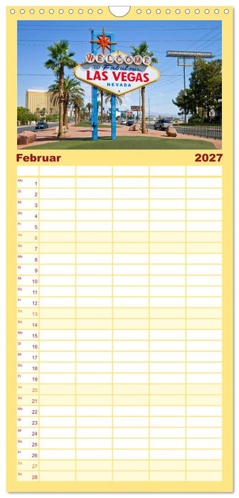 Städte der USA - Metropolen und Momente (CALVENDO Familienplaner 2027)