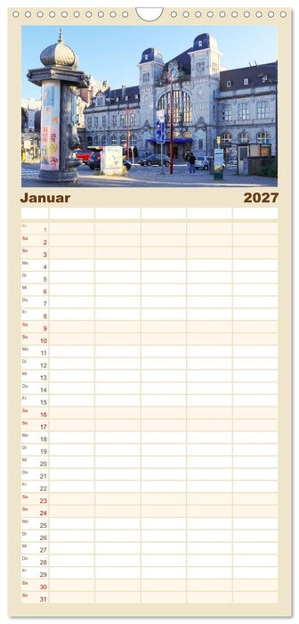 Malerisches Belgien - Stippvisiten in Verviers, Huy, Namur (CALVENDO Familienplaner 2027)
