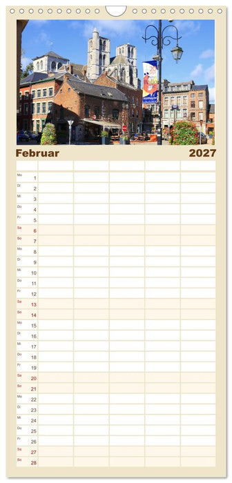 Malerisches Belgien - Stippvisiten in Verviers, Huy, Namur (CALVENDO Familienplaner 2027)