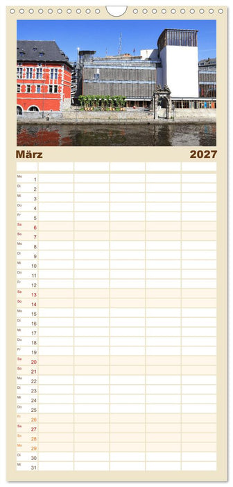 Malerisches Belgien - Stippvisiten in Verviers, Huy, Namur (CALVENDO Familienplaner 2027)