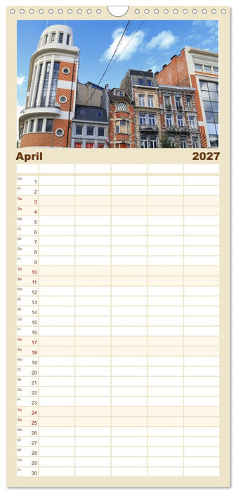 Malerisches Belgien - Stippvisiten in Verviers, Huy, Namur (CALVENDO Familienplaner 2027)