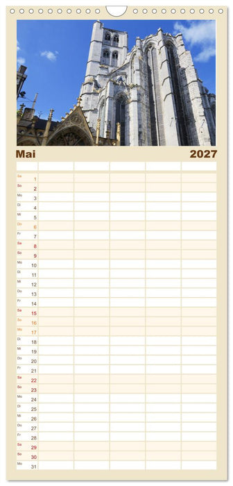 Malerisches Belgien - Stippvisiten in Verviers, Huy, Namur (CALVENDO Familienplaner 2027)