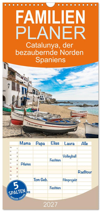 Catalunya, der bezaubernde Norden Spaniens (CALVENDO Familienplaner 2027)