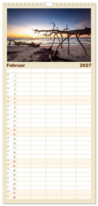 Land. Licht. Meer. (CALVENDO Familienplaner 2027)