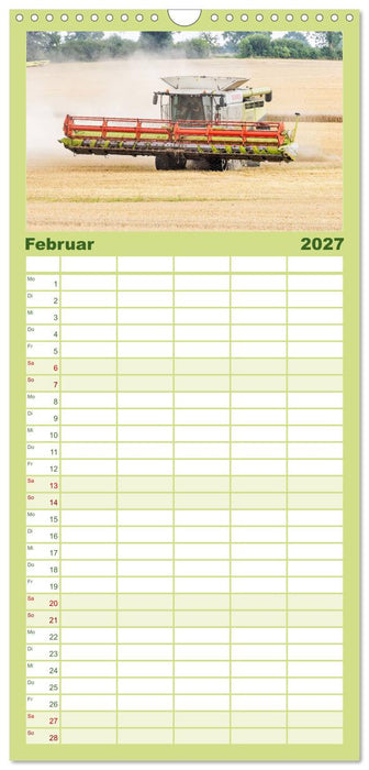 Giganten der Ernte (CALVENDO Familienplaner 2027)