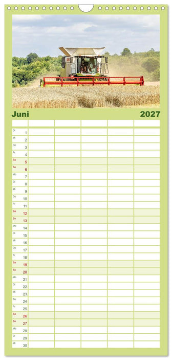 Giganten der Ernte (CALVENDO Familienplaner 2027)