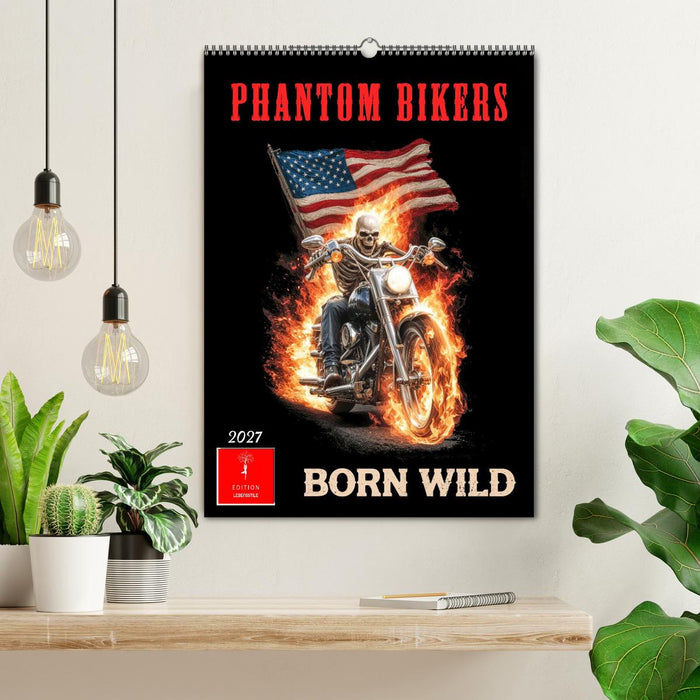 Phantom Bikers - Born Wild (CALVENDO Wandkalender 2027)