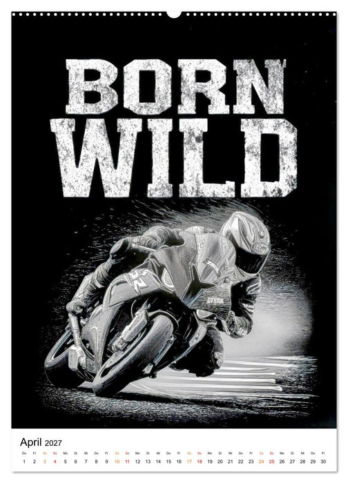 Phantom Bikers - Born Wild (CALVENDO Wandkalender 2027)