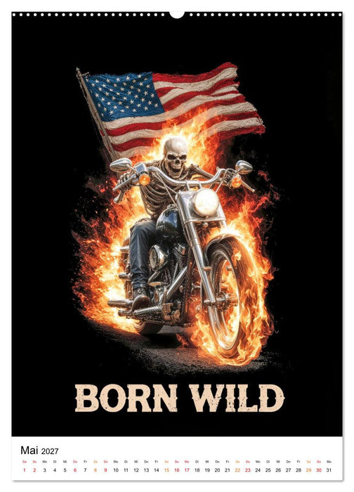 Phantom Bikers - Born Wild (CALVENDO Premium Wandkalender 2027)