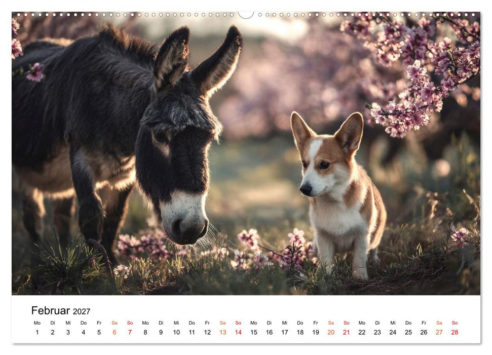 Beste Freunde - ein tierisch buntes Miteinander (CALVENDO Wandkalender 2027)