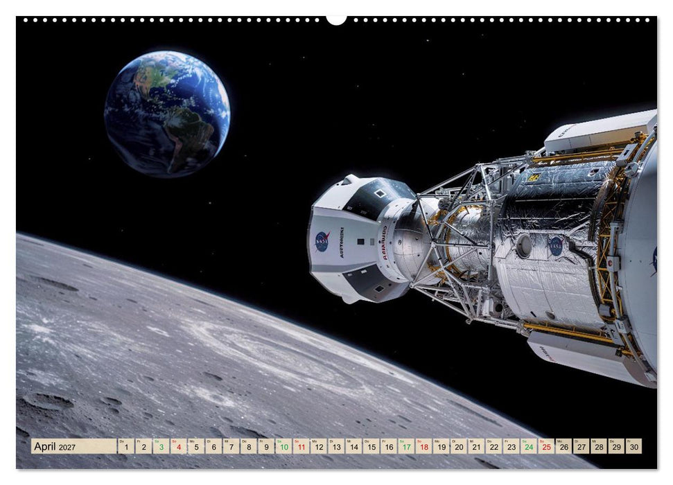 Mond Mission (CALVENDO Wandkalender 2027)