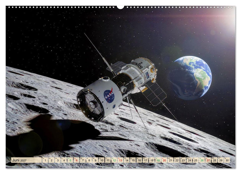 Mond Mission (CALVENDO Wandkalender 2027)
