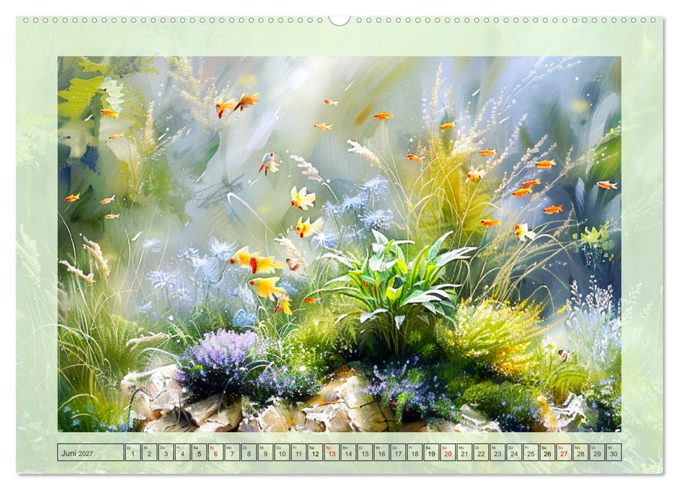 Aquascaping. Malerische Aquariumlandschaften (CALVENDO Wandkalender 2027)