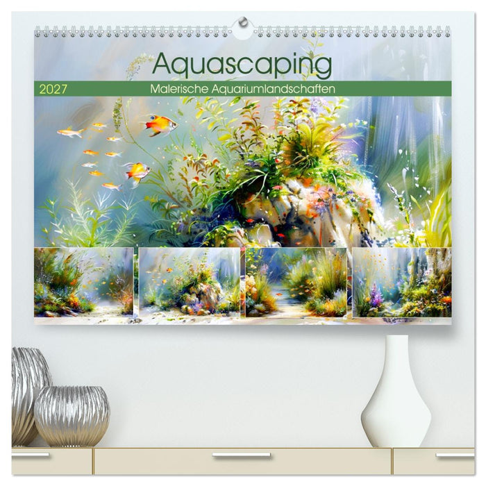 Aquascaping. Malerische Aquariumlandschaften (CALVENDO Premium Wandkalender 2027)