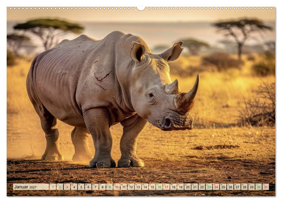 Großtiere - Weltweit (CALVENDO Wandkalender 2027)