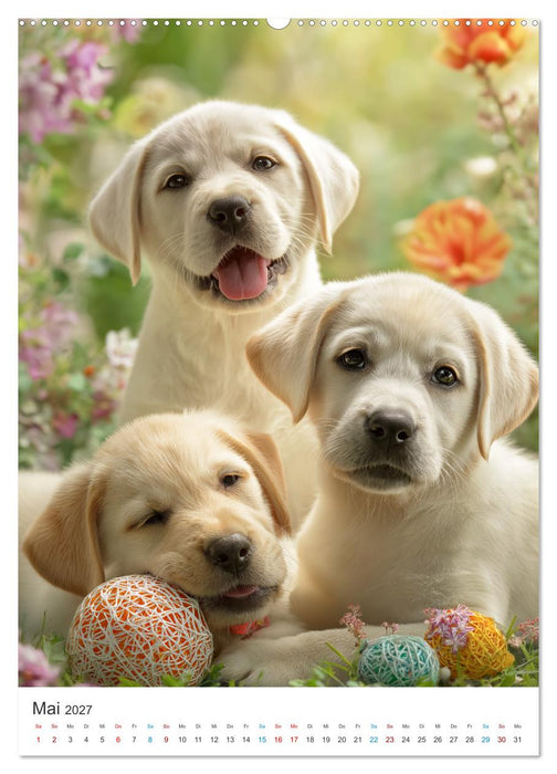 Mein Jahr mit Labradoren (CALVENDO Wandkalender 2027)