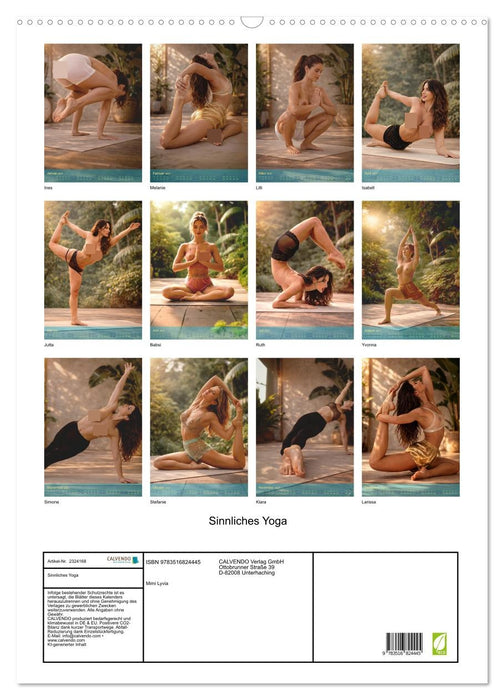 Sinnliches Yoga (CALVENDO Wandkalender 2027)