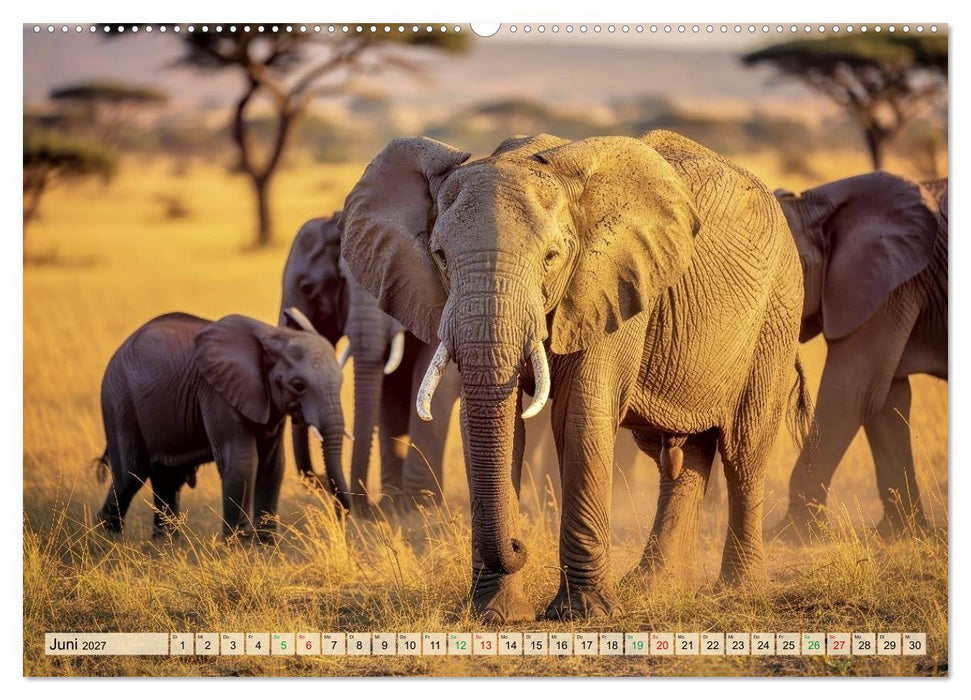 Großtiere - Weltweit (CALVENDO Premium Wandkalender 2027)