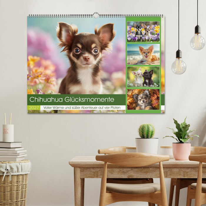 Chihuahua Glücksmomente (CALVENDO Wandkalender 2027)