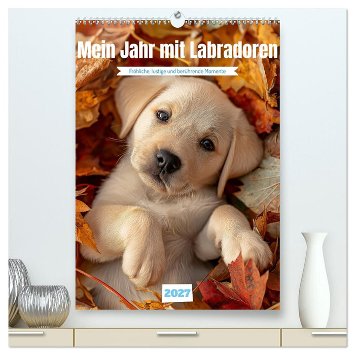 Mein Jahr mit Labradoren (CALVENDO Premium Wandkalender 2027)