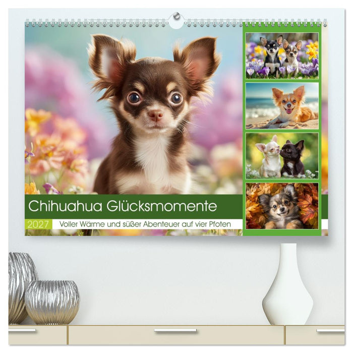 Chihuahua Glücksmomente (CALVENDO Premium Wandkalender 2027)