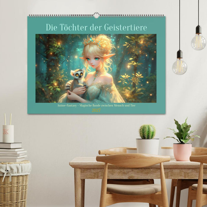 Die Töchter der Geistertiere (CALVENDO Wandkalender 2027)