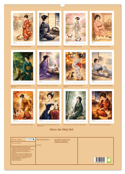 Glanz der Meiji-Zeit (CALVENDO Wandkalender 2027)