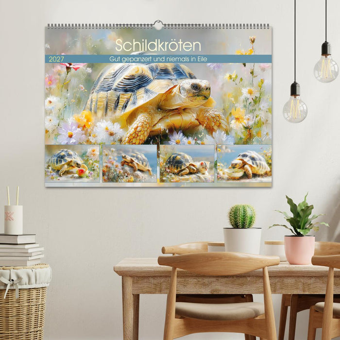 Schildkröten. Gut gepanzert und niemals in Eile (CALVENDO Wandkalender 2027)