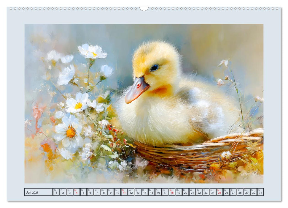 Gänse. Geselliges Schnattern in der Natur (CALVENDO Premium Wandkalender 2027)