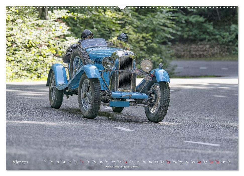 Classic Cars auf Alpenstrassen 2027 (CALVENDO Wandkalender 2027)