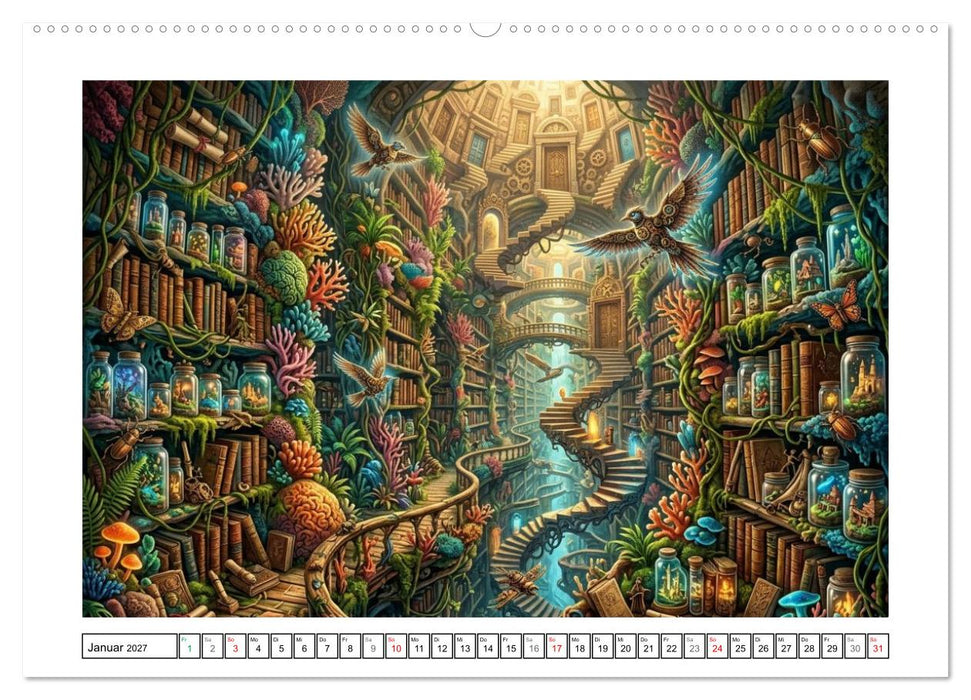 Surreale Traumzufluchten (CALVENDO Wandkalender 2027)