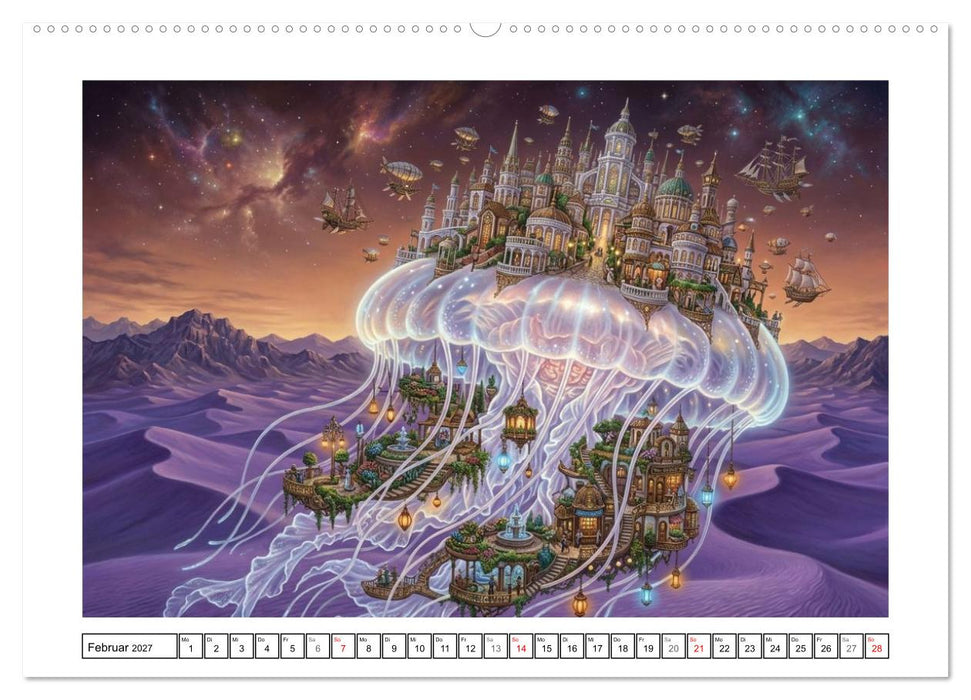 Surreale Traumzufluchten (CALVENDO Wandkalender 2027)