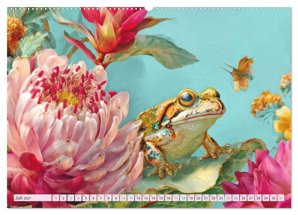 Exotische Pflanzenwelt - Illustrationen (CALVENDO Premium Wandkalender 2027)