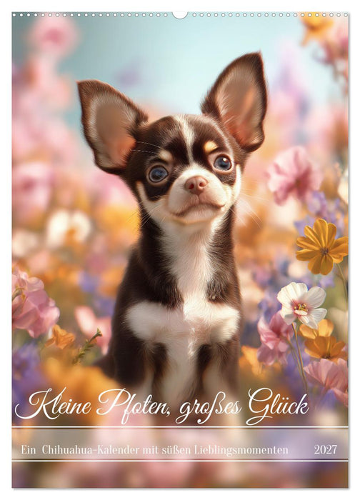 Kleine Pfoten, großes Glück (CALVENDO Wandkalender 2027)