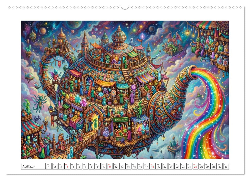 Surreale Traumzufluchten (CALVENDO Premium Wandkalender 2027)