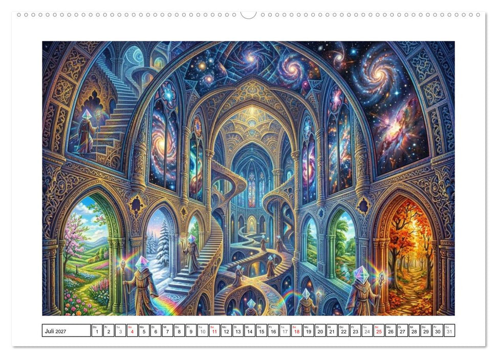 Surreale Traumzufluchten (CALVENDO Premium Wandkalender 2027)
