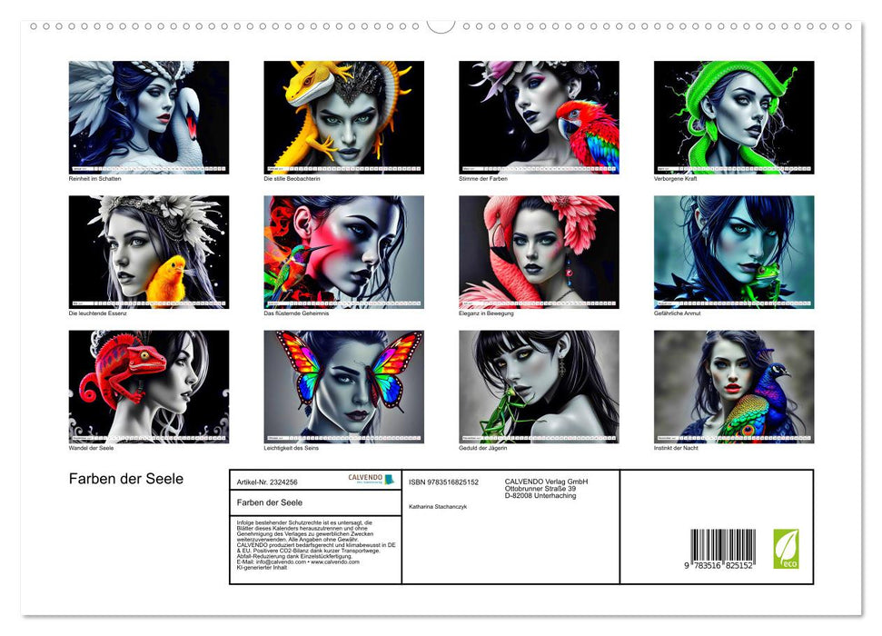 Farben der Seele (CALVENDO Premium Wandkalender 2027)