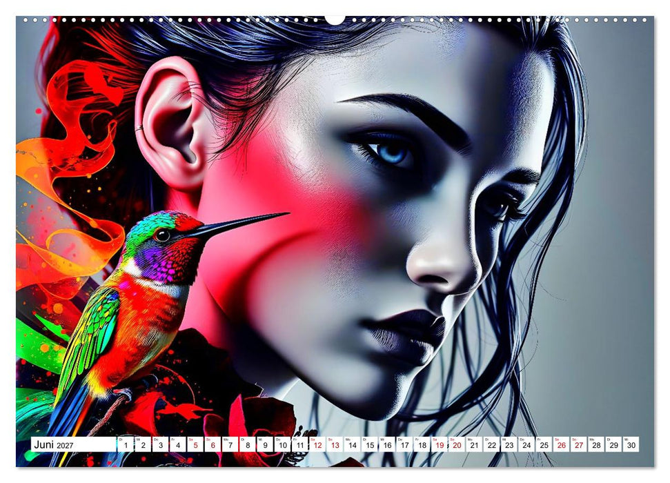 Farben der Seele (CALVENDO Premium Wandkalender 2027)