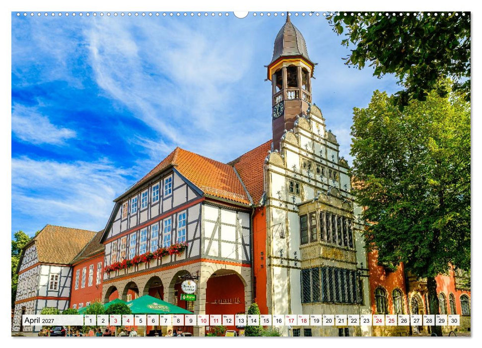 Ein Blick auf Nienburg an der Weser in Farbe (CALVENDO Wandkalender 2027)