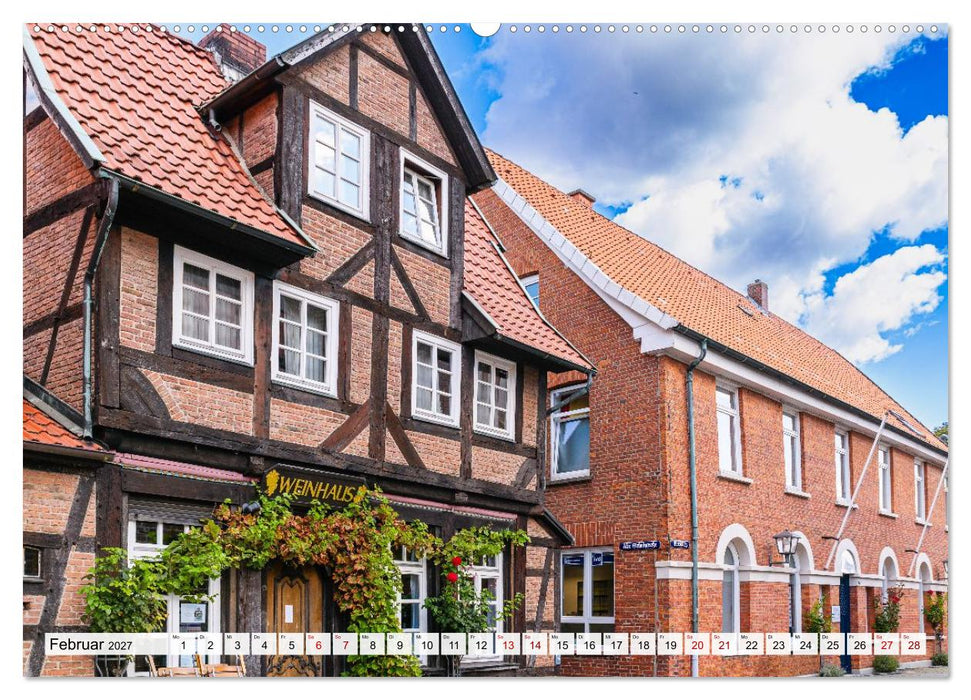 Ein Blick auf Nienburg an der Weser in Farbe (CALVENDO Premium Wandkalender 2027)