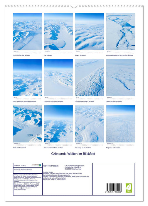 Grönlands Weiten im Blickfeld (CALVENDO Premium Wandkalender 2027)