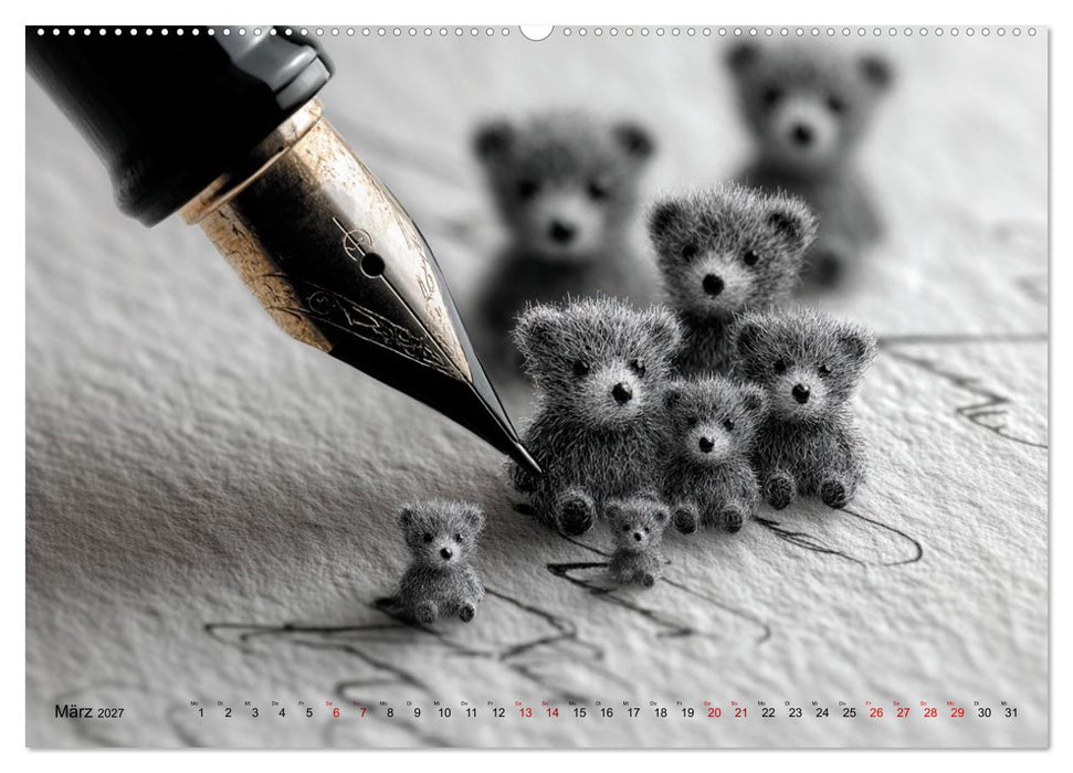 Die leise Magie der Kalligrafie (CALVENDO Wandkalender 2027)