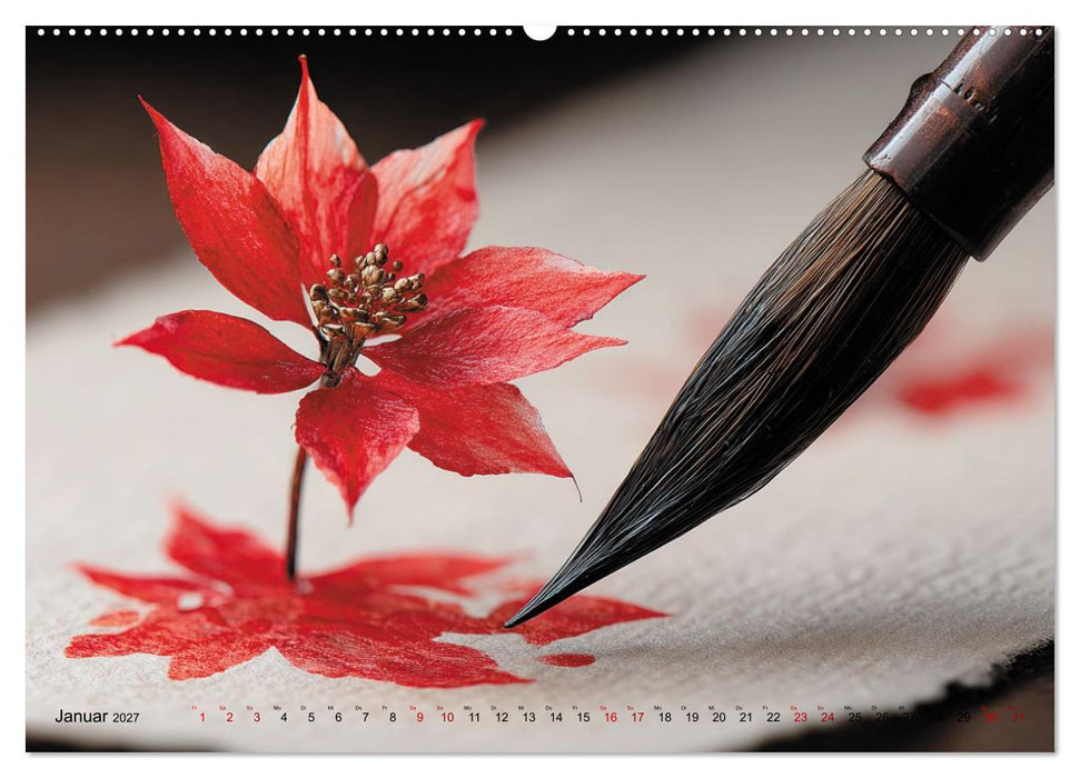 Die leise Magie der Kalligrafie (CALVENDO Premium Wandkalender 2027)
