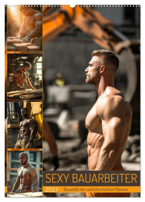 SEXY BAUARBEITER - Baustelle der verführerischen Männer (CALVENDO Wandkalender 2027)