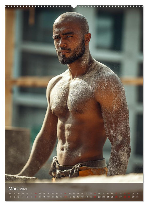 SEXY BAUARBEITER - Baustelle der verführerischen Männer (CALVENDO Premium Wandkalender 2027)
