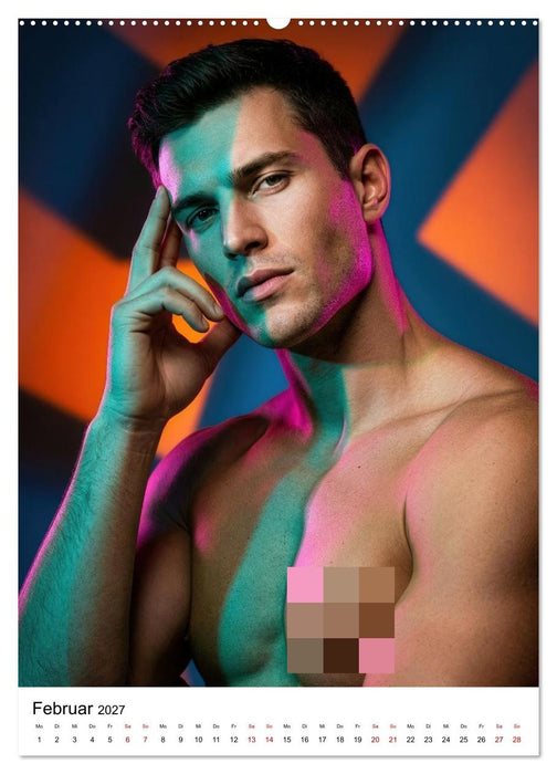 Urban Neon Men (CALVENDO Wandkalender 2027)