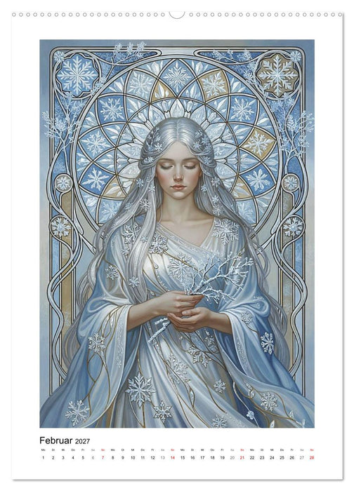 Jahresreigen - Göttinnen im Jugendstil (CALVENDO Wandkalender 2027)