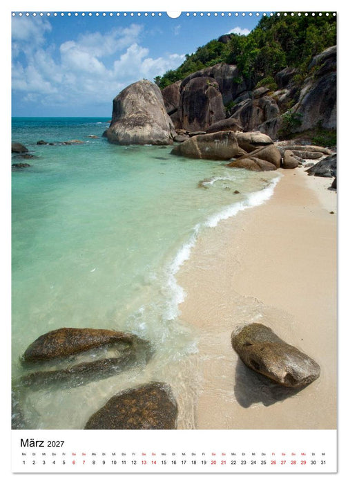 Thailand - Inseln und Strände (CALVENDO Premium Wandkalender 2027)